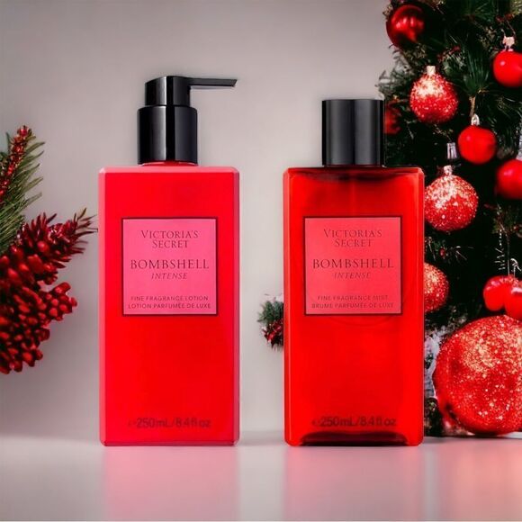 Victoria's Secret Bombshell Intense Mist &Lotion Set 250ml/8.4floz Fruit… - Picture 3 of 17